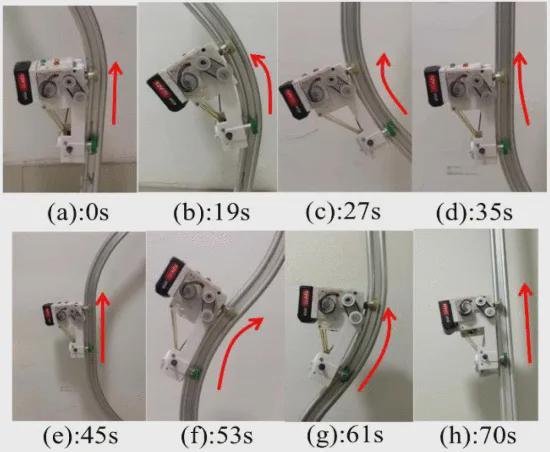 这个机器人是“轨道侠”吧！重力自锁+被动变形，爬弯轨稳如泰山！(图8)